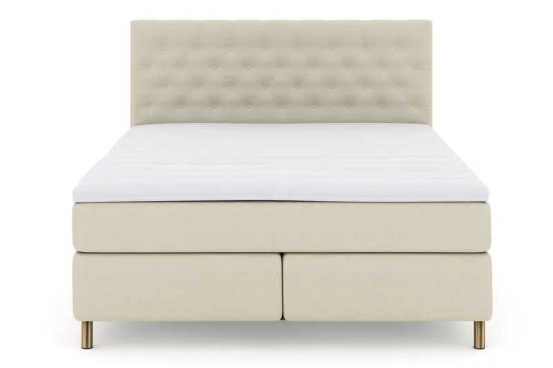 Select No 3 Kontinentalsäng 180x200 Medium - Beige/Koppar — Beige/Koppar