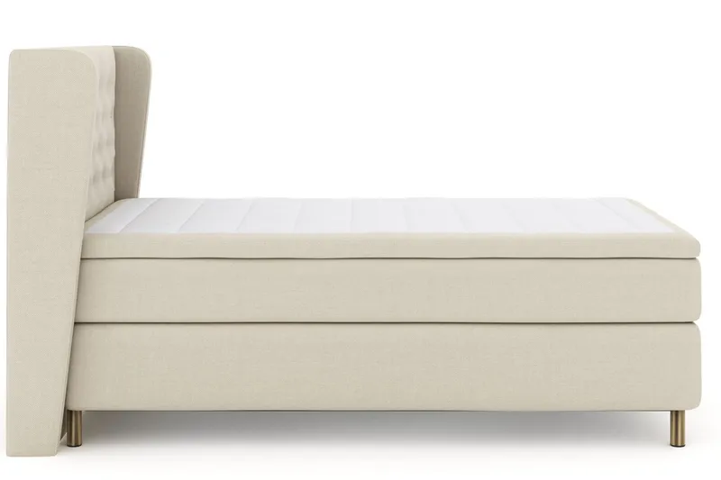 Select No 4 Komplett Sängpaket 120x200 Fast - Beige/Koppar (Art.nr 248351) — Beige/Koppar