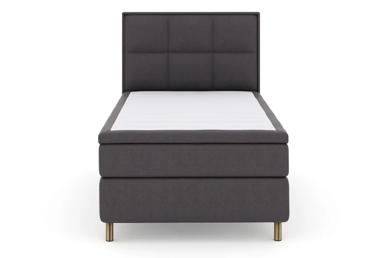 Select No 4 Komplett Sängpaket 120x200 Fast - Mörkgrå/Koppar (Art.nr 249070) — Mörkgrå/Koppar
