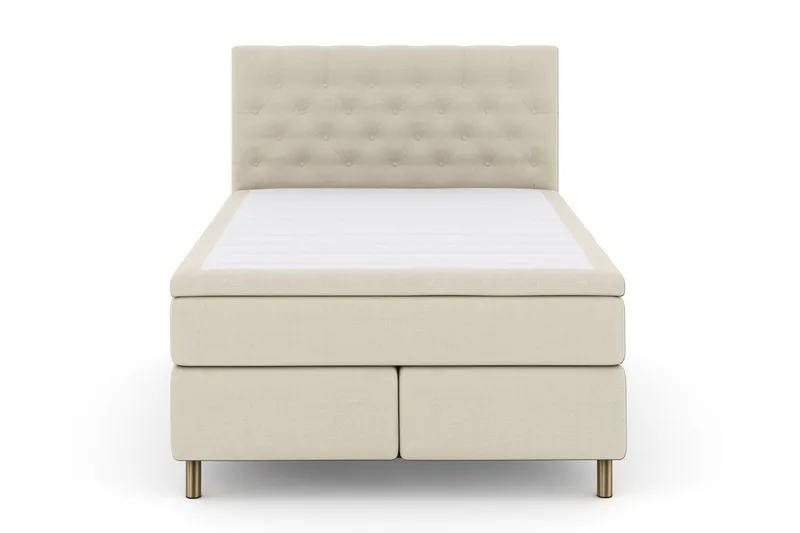Select No 4 Komplett Sängpaket 140x200 Fast - Beige/Koppar (Art.nr 248715) — Beige/Koppar