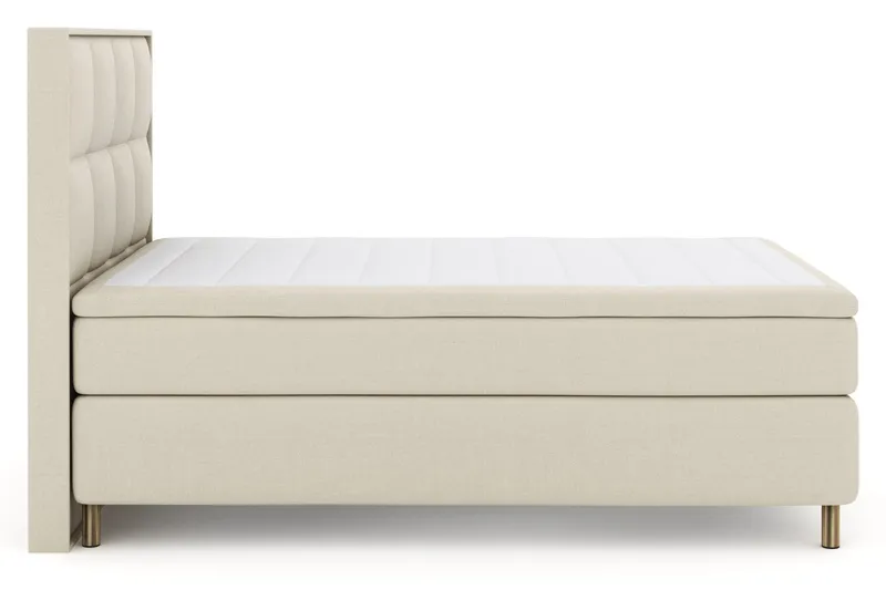 Select No 4 Komplett Sängpaket 140x200 Fast - Beige/Koppar (Art.nr 249075) — Beige/Koppar