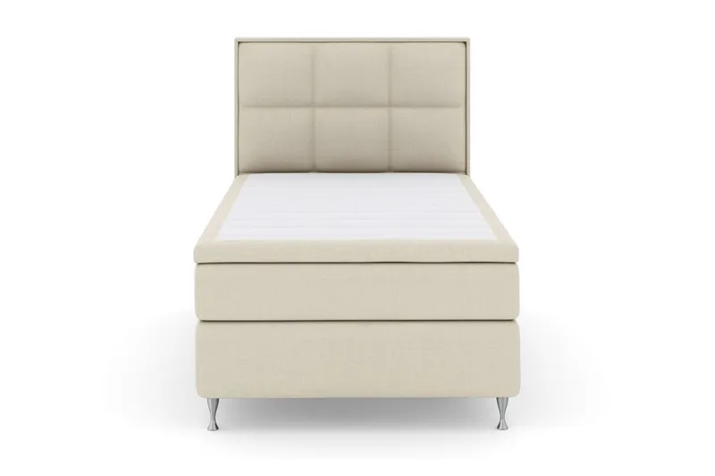 Select No 4 Komplett Sängpaket 160x200 Fast - Beige/Silver (Art.nr 248779) — Beige/Silver