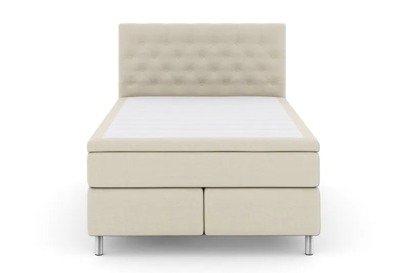 Select No 4 Komplett Sängpaket 160x200 Fast/Medium - Beige/Metall (Art.nr 248699) — Beige/Metall