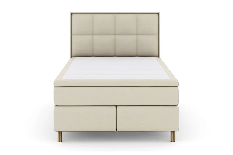 Select No 4 Komplett Sängpaket 160x200 Medium - Beige/Metall (Art.nr 249039) — Beige/Metall