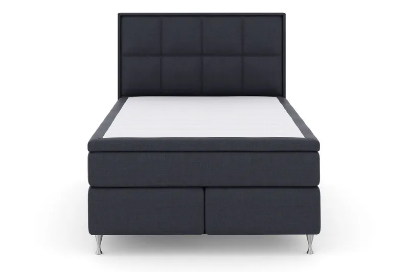Select No 4 Komplett Sängpaket 160x200 Medium - Blå/Silver (Art.nr 248796) — Blå/Silver
