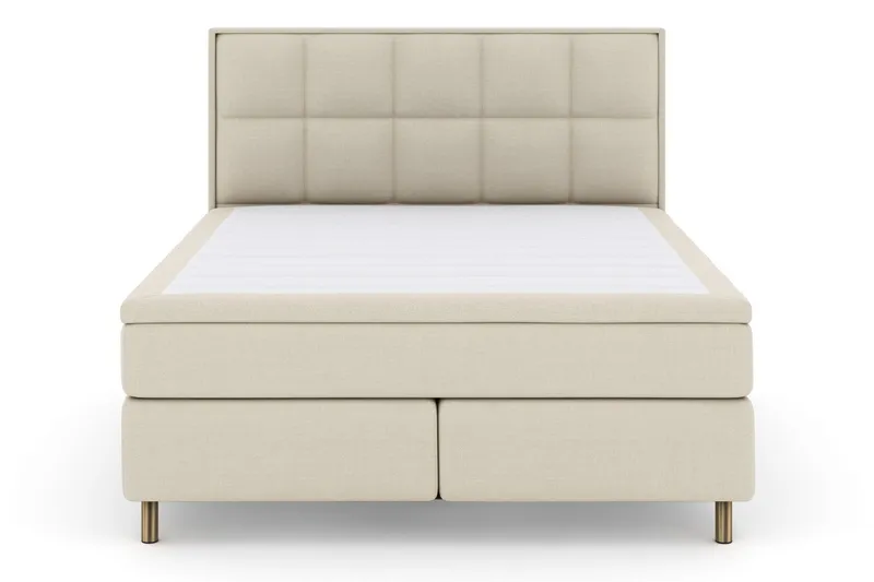 Select No 4 Komplett Sängpaket 180x200 Fast - Beige/Koppar (Art.nr 249083) — Beige/Koppar