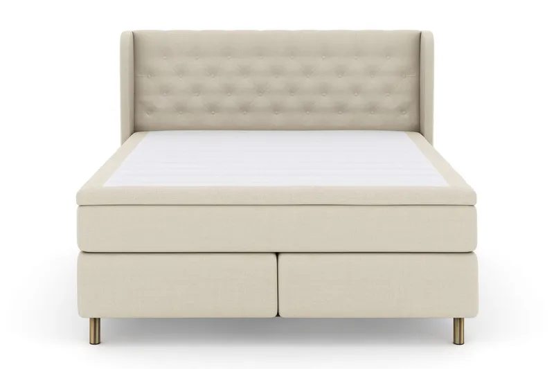 Select No 4 Komplett Sängpaket 180x200 Fast - Beige/Koppar (Art.nr 248363) — Beige/Koppar