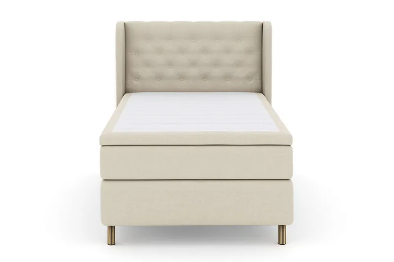 Select No 5 Komplett Sängpaket 120x200 Fast Watergel - Beige/Koppar (Art.nr 252731) — Beige/Koppar