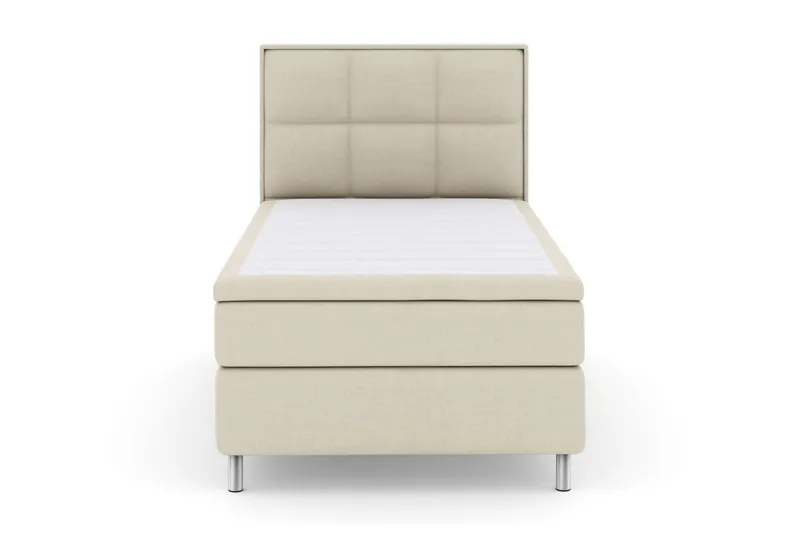 Select No 5 Komplett Sängpaket 120x200 Fast Watergel - Beige/Metall (Art.nr 252251) — Beige/Metall