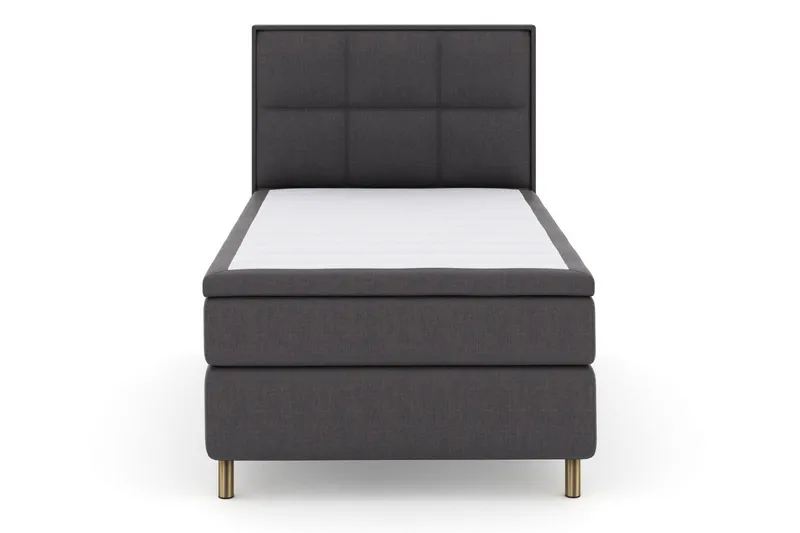 Select No 5 Komplett Sängpaket 120x200 Medium Latex - Mörkgrå/Koppar — Mörkgrå/Koppar