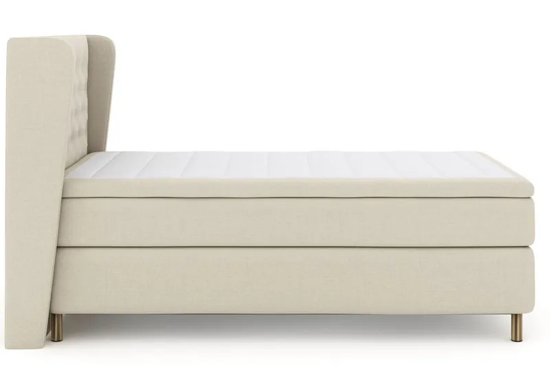 Select No 5 Komplett Sängpaket 120x200 Medium Watergel - Beige/Koppar (Art.nr 252751) — Beige/Koppar