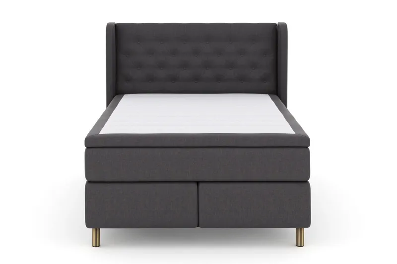 Select No 5 Komplett Sängpaket 140x200 Fast Latex - Mörkgrå/Koppar — Mörkgrå/Koppar