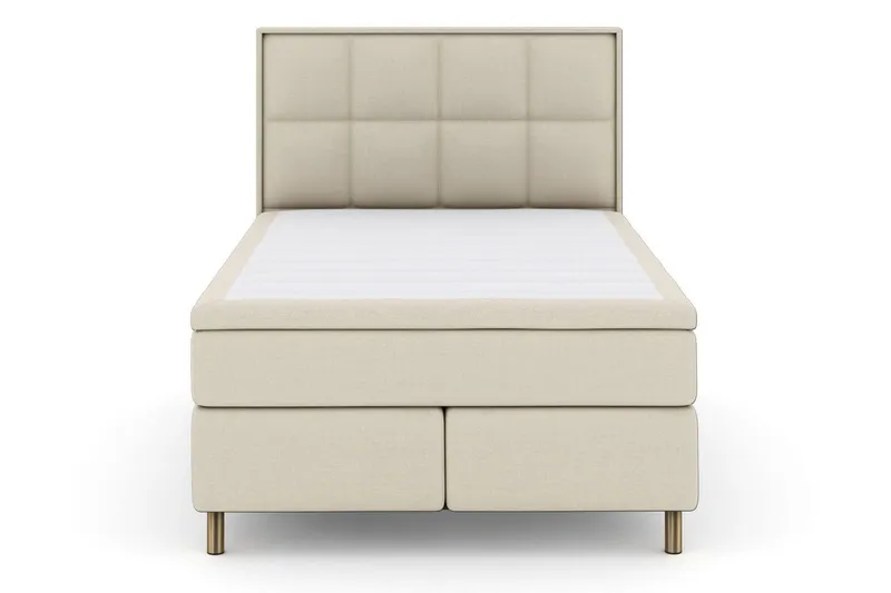 Select No 5 Komplett Sängpaket 140x200 Medium Watergel - Beige/Koppar (Art.nr 252995) — Beige/Koppar