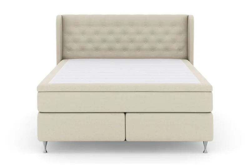 Select No 5 Komplett Sängpaket 180x200 Fast Watergel - Beige/Silver (Art.nr 249863) — Beige/Silver