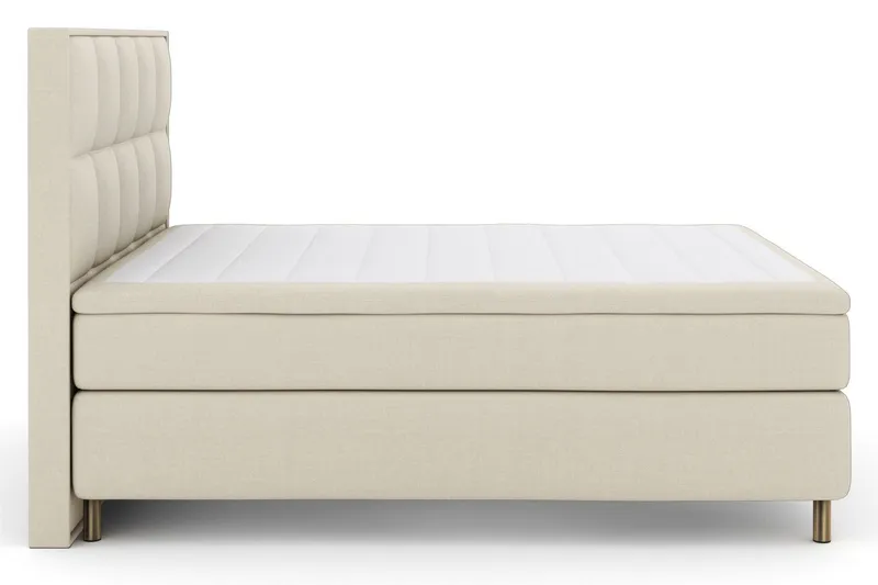 Select No 5 Komplett Sängpaket 210x210 Medium Watergel - Beige/Koppar (Art.nr 253007) — Beige/Koppar