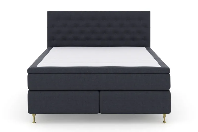Select No 5 Kontinentalsäng 180x200 Fast/Medium Latex - Blå/Guld — Blå/Guld