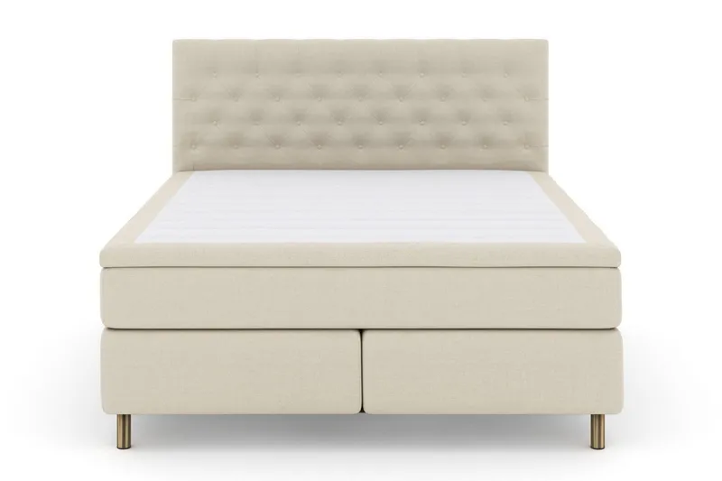 Select No 5 Kontinentalsäng 180x200 Medium Latex - Beige/Koppar — Beige/Koppar