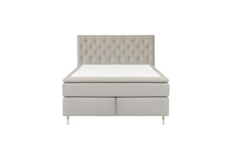 Select No 5 Kontinentalsäng 180x200 Medium Watergel - Beige/Guld — Beige/Guld