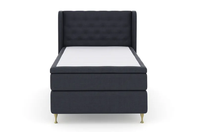 Select No 6 Komplett Sängpaket 120x200 Fast Memory/Pocket - Blå/Guld (Art.nr 255188) — Blå/Guld