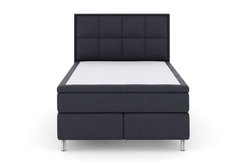 Select No 6 Komplett Sängpaket 160x200 Fast Memory/Pocket - Blå/Metall — Blå/Metall