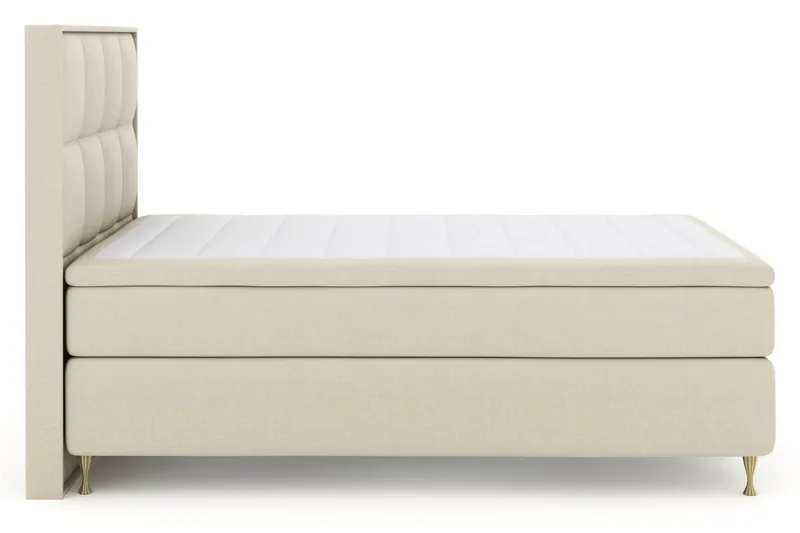 Select No 6 Komplett Sängpaket 160x200 Medium Latex/Memory - Beige/Guld (Art.nr 255519) — Beige/Guld