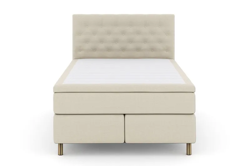 Select No 6 Komplett Sängpaket 160x200 Medium Memory/Pocket - Beige/Koppar (Art.nr 257559) — Beige/Koppar