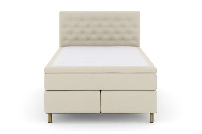 Select No 6 Kontinentalsäng 140x200 Fast Latex/Memory - Beige/Koppar — Beige/Koppar