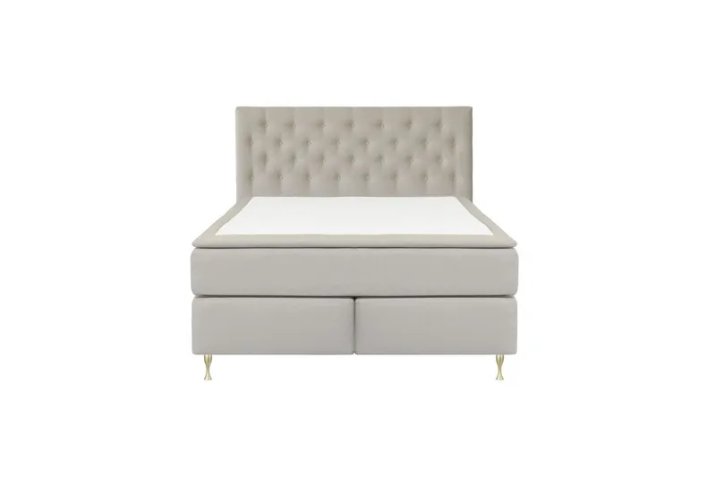 Select No 6 Kontinentalsäng 210x210 Fast Latex/Memory - Beige/Guld — Beige/Guld