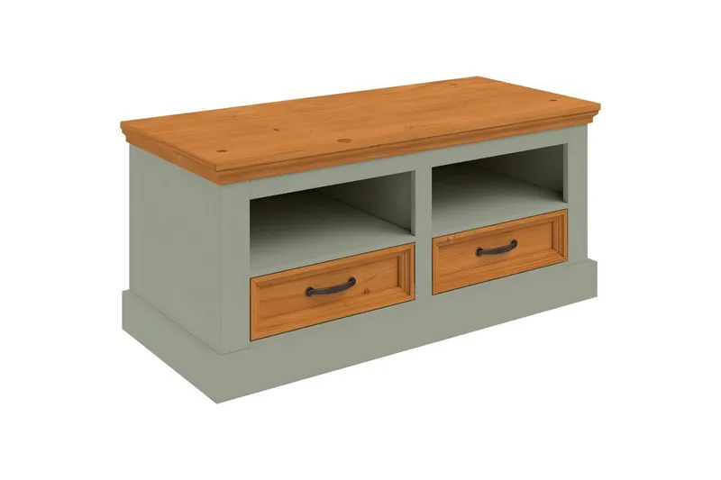 Selma Skobänk 100 cm - Grön — Loft24