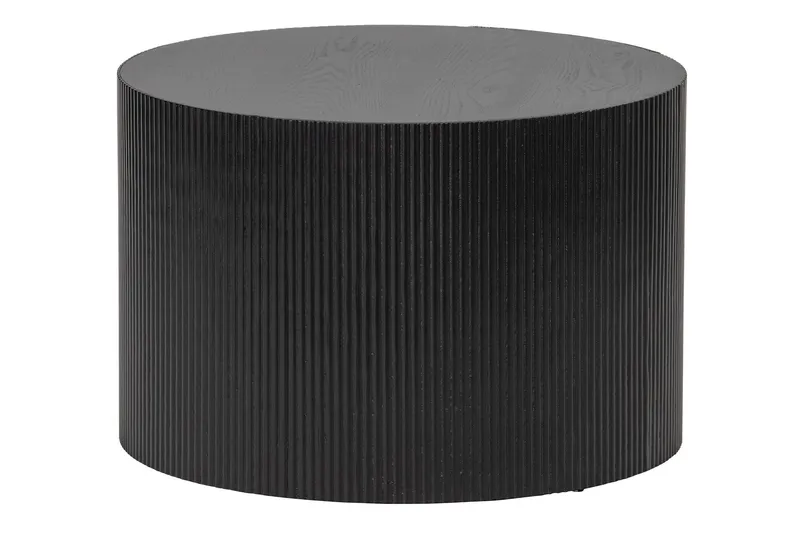 Senan Sidobord 60 cm Runt - Svart — Svart