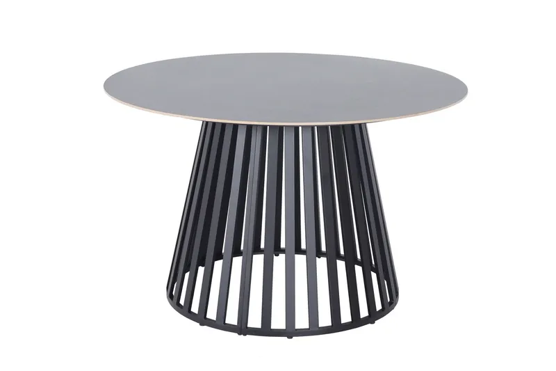 Sensi Runt Matbord utomhus 120 cm i metall - Svart — deNoord