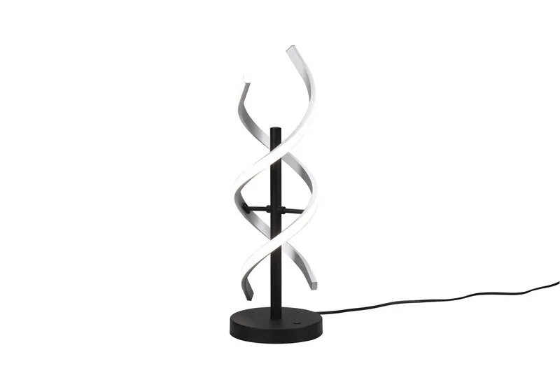 Sequence LED Bordslampa borstad aluminium/ mattsvart - Borstad aluminium/Matt svart — Trio Lighting