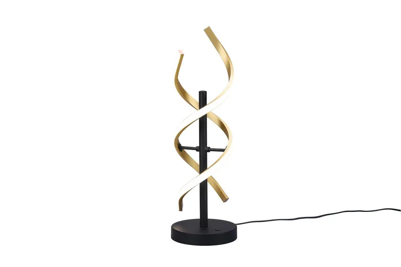 Sequence LED Bordslampa mattmässing/ mattsvart - Matt mässing/Matt svart — Trio Lighting