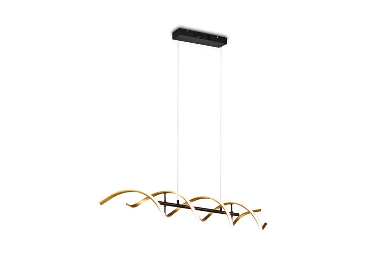 Sequence LED Taklampa mattmässing/ mattsvart - Matt mässing/Matt svart — Trio Lighting