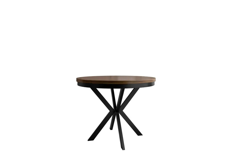 Sereth Matbord 100 cm Rund - Brun/Svart (Art.nr 3116506) — Brun/Svart