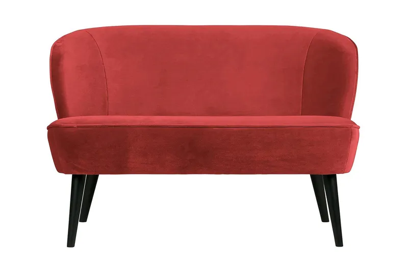 Serra 2-sits Soffa - Sammet/Mörkrosa — Sammet/Mörkrosa