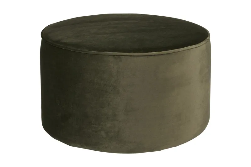 Serra Sittpuff Låg Rund - Grön — WOOOD