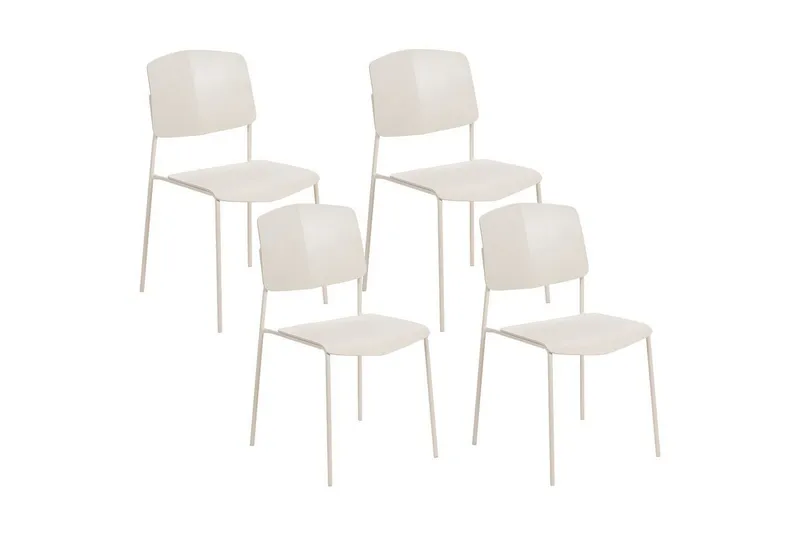 Set med 4 matstolar Astoria - Beige — Beige