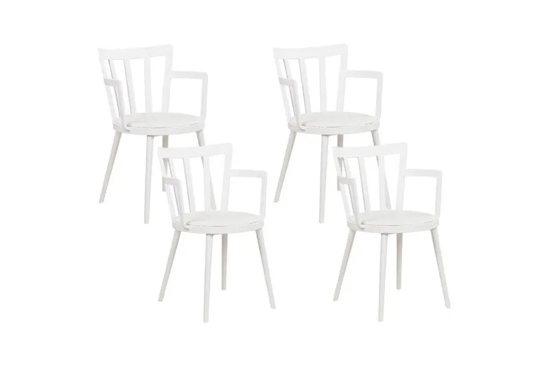 Set med 4 matstolar Morill - Vit — Vit