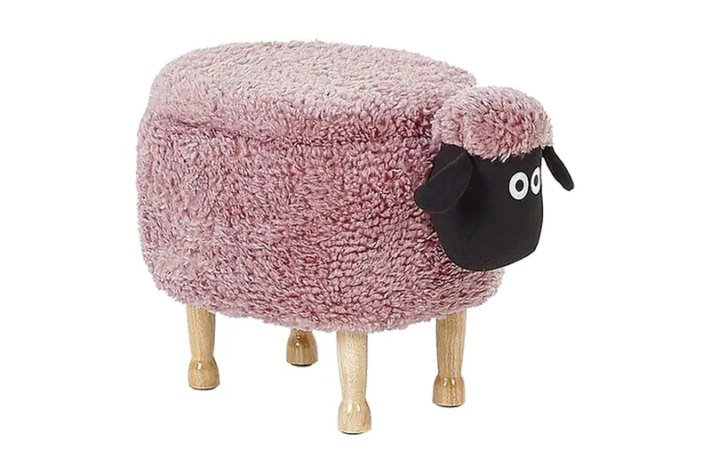 Sheep Sittpuff med Förvaring - Rosa — Rosa
