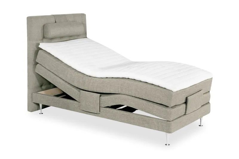 Sheraton Ställbar Säng 90x200 Medium Linonso - Beige — Bedly