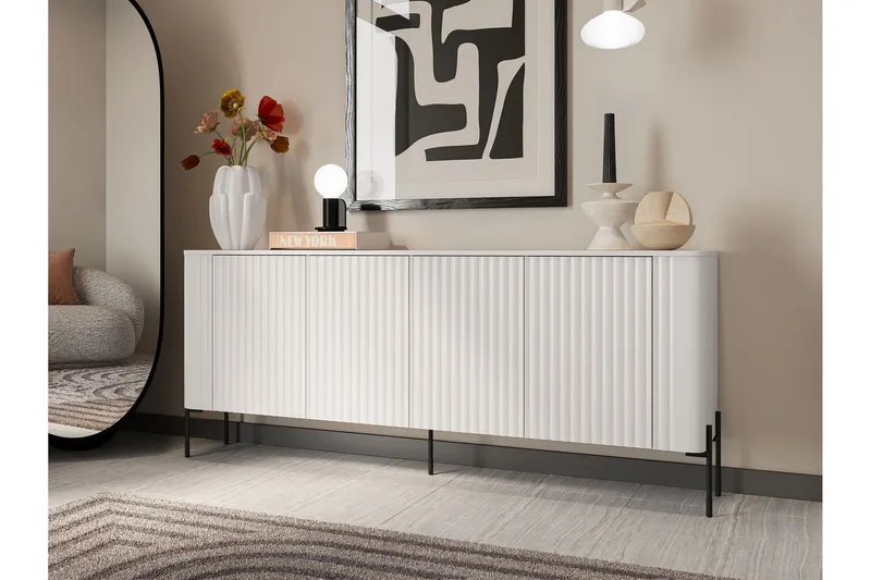 Sherie Skänk 190x40 cm - Vit — Vit