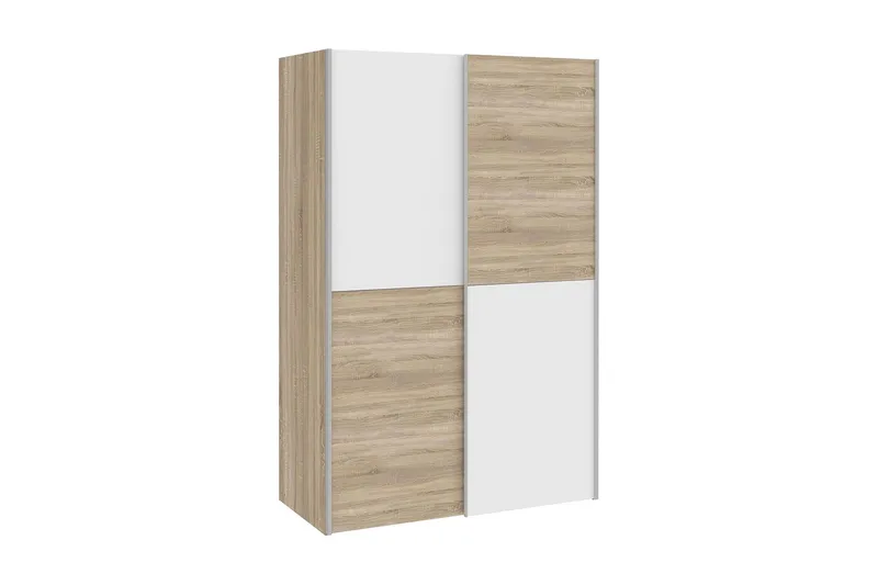 Shipts Garderob 62x120 cm - Brun/Vit — Brun/Vit
