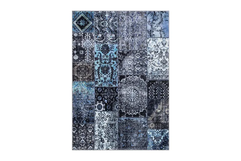 Shiraz Wiltonmatta 200x300 cm Rektangulär - Blå — KM Home