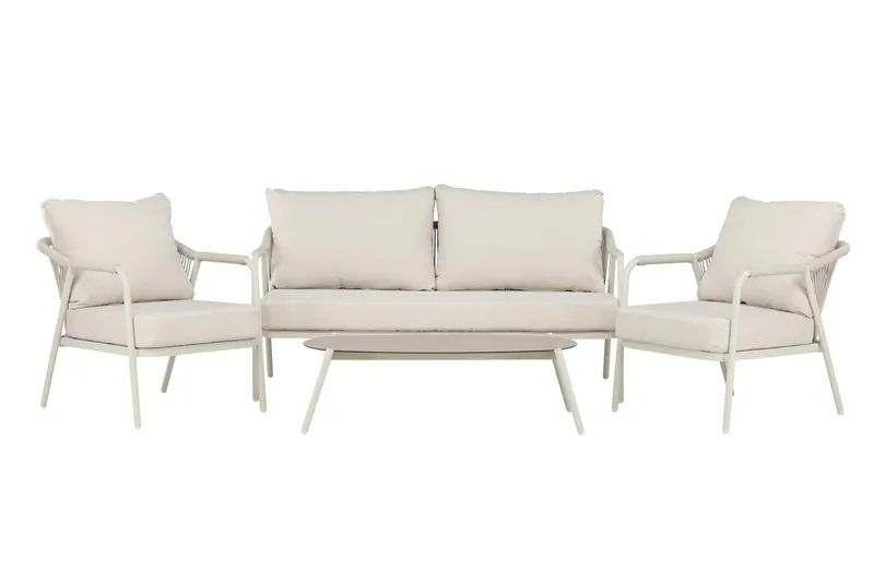 Sicily Soffgrupp Utomhus 4-sits - Beige — Venture Home