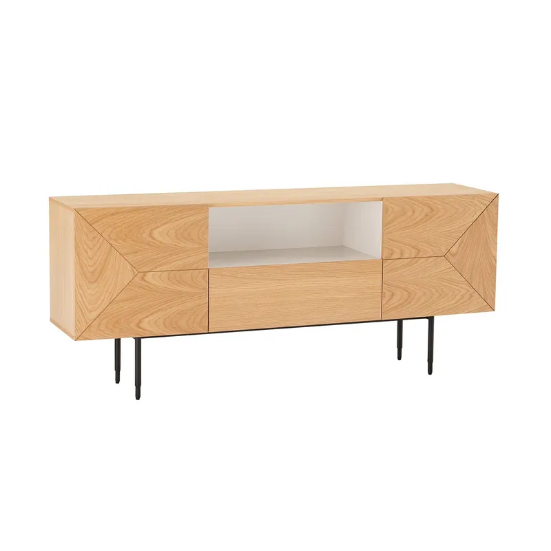 Sideboard Nate ek 180x40x76 cm - Beige — Beige