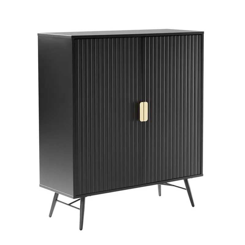 Sideboard Pixar svart 100x40x115 cm - Svart — Svart