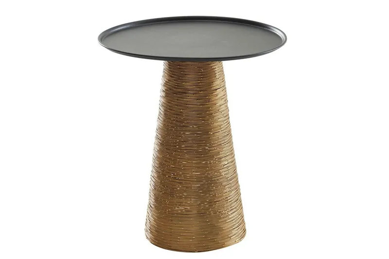Sido bord Wohnling Metall Rund 40 cm Brickoptik Bordsskiva Modern — Wohnling