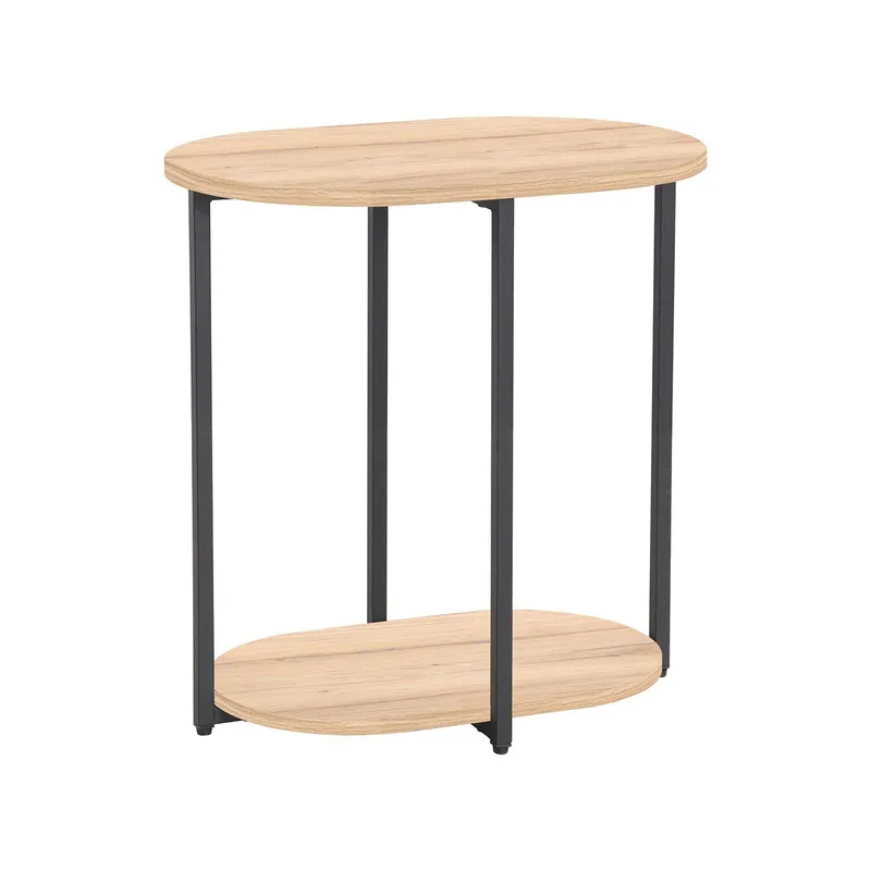 Sidobord Hannes 52x35x54 cm Rustik melamin - brun — brun