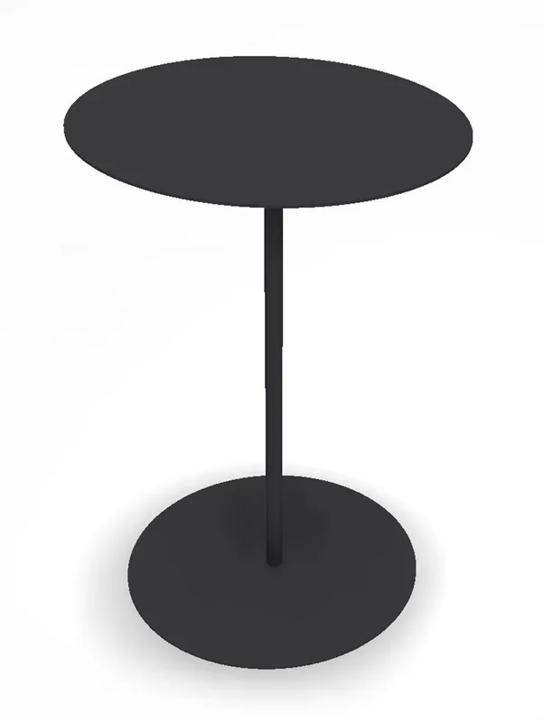 Sidobord Hillerstorp Jet set Ø45x67 cm - Svart — Hillerstorp